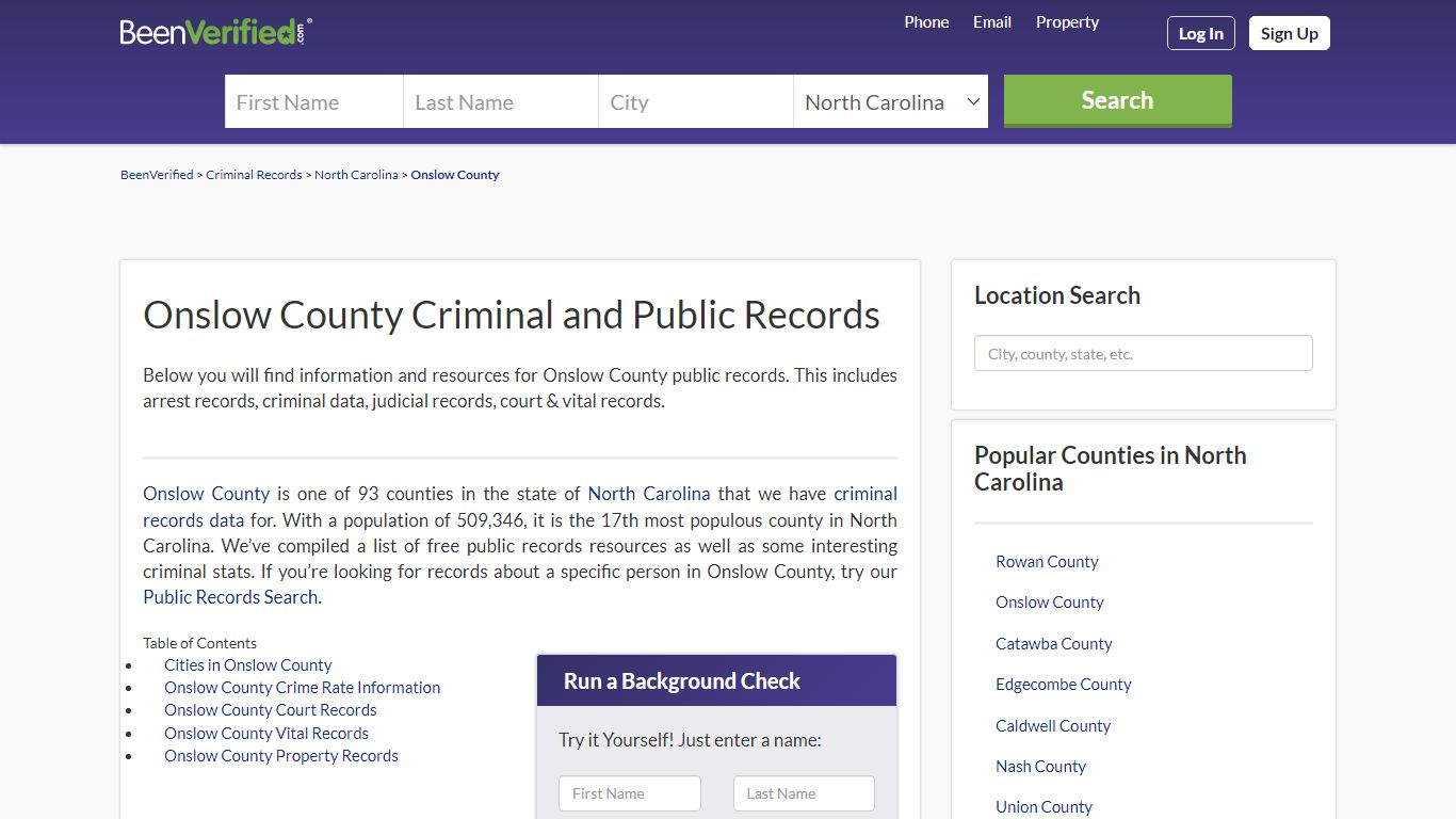 Onslow County Arrest Records in NC - Court & Criminal ...